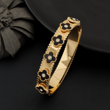 Midnight Clover Bracelet