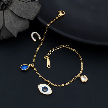 Evil Eye Charm Chain Bracelets