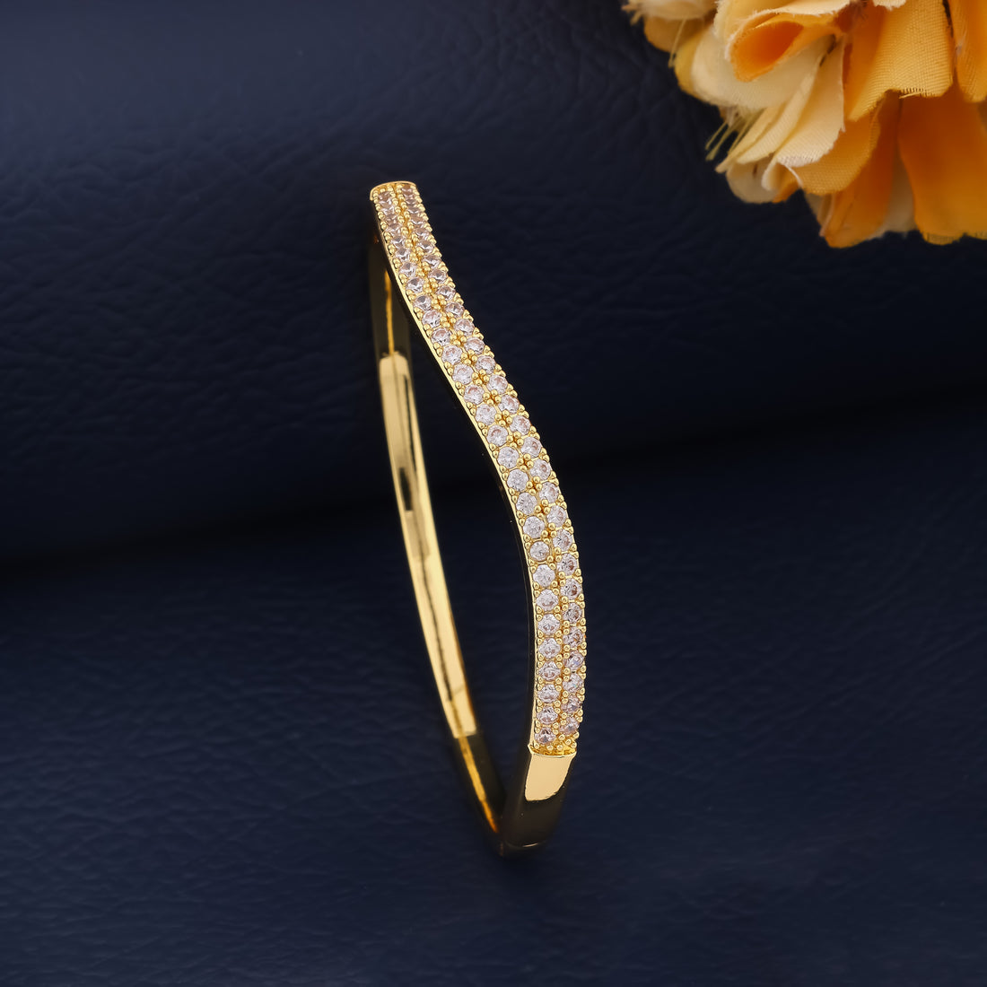 Crystal Curve Bracelet