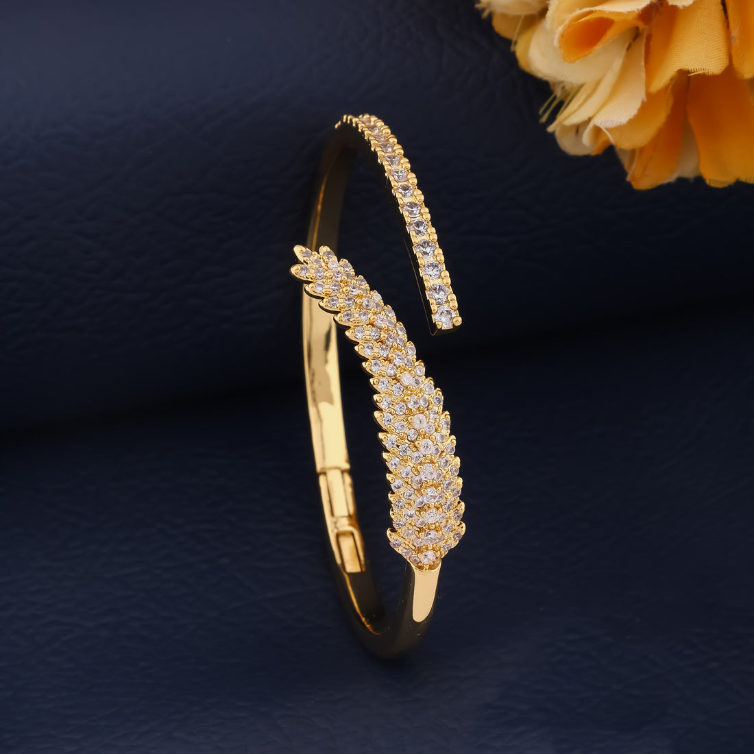 Golden Feather Luxe Bracelet