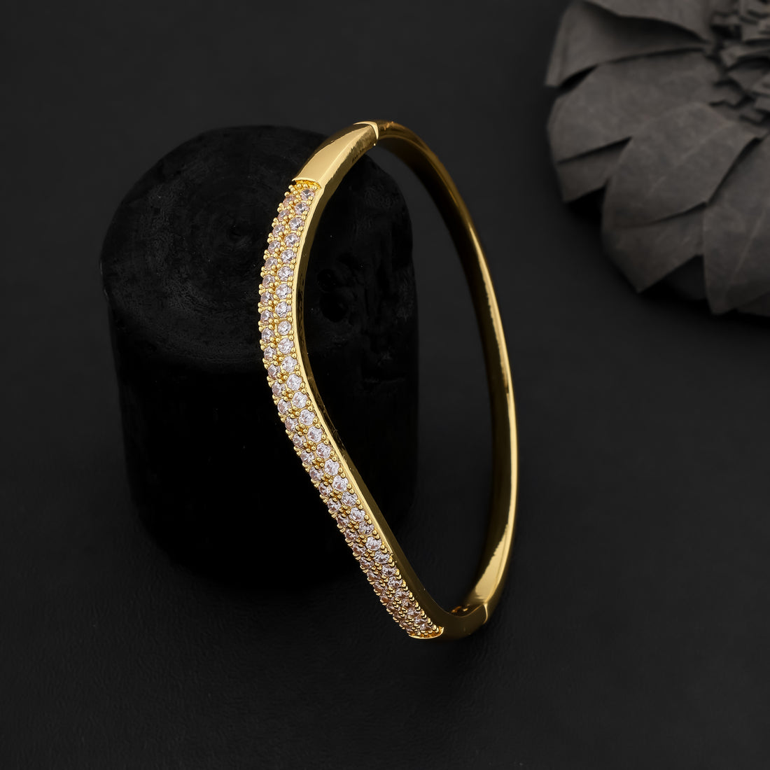 Crystal Curve Bracelet